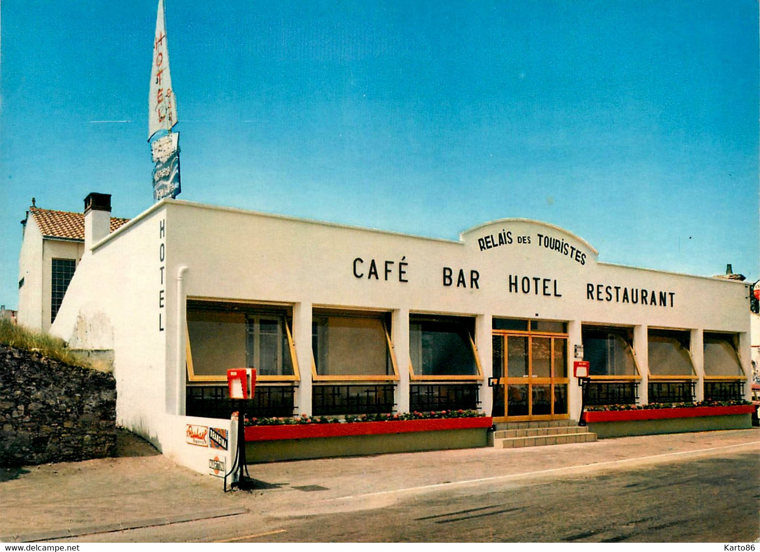 Beauvoir Sur Mer * Café Bar Hôtel Restaurant Relais Des Touristes , BRIAND Propriétaire - Beauvoir Sur Mer