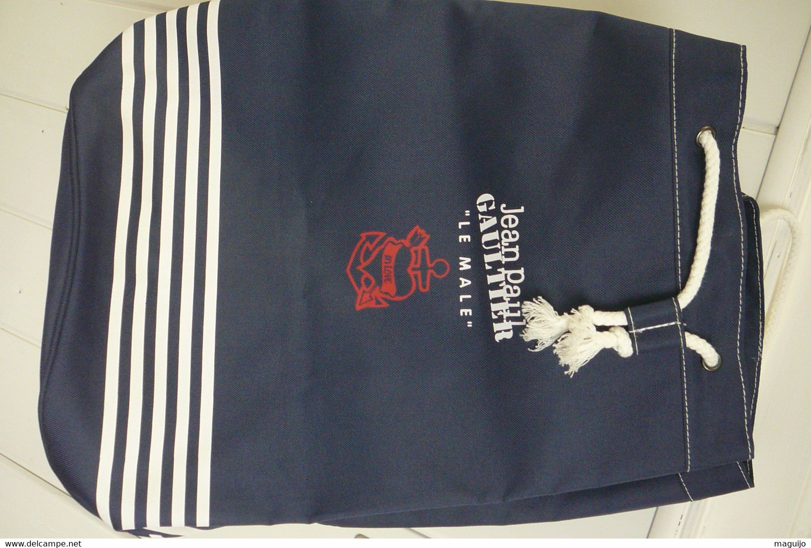 GAULTIER :" LE MALE IN LOVE " SAC MARIN  "//IMPECCABLE //  LIRE ET VOIR !! - Miniatures Hommes (sans Boite)