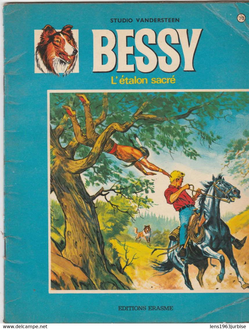 Bessy , N° 70   , Vandersteen , Erasme ( 1968 ) Trace Bic ( Nom ) BE - Bessy