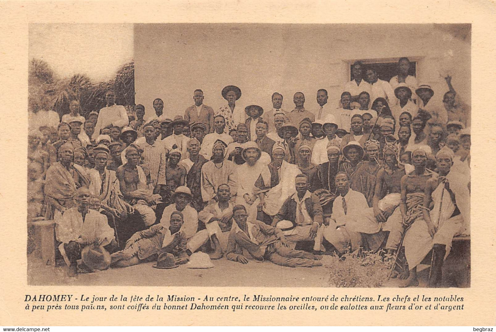 JOUR DE FETE A LA MISSION - Dahomey