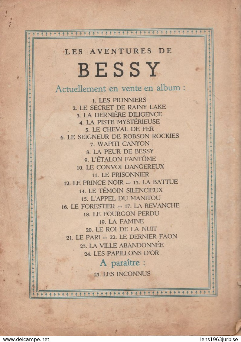 Bessy , N° 22 , Le Dernier Faon , Wirel   , Erasmus ,  BE , N/B - Bessy