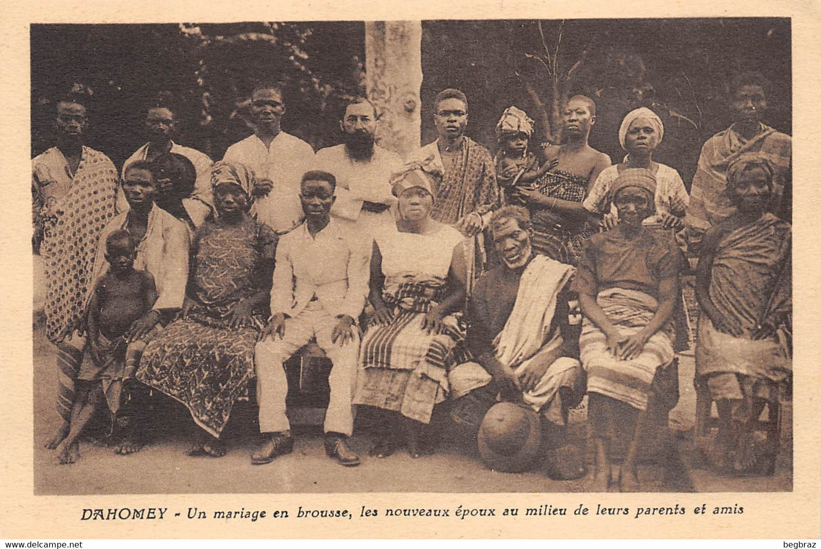 MARIAGE EN BROUSSE - Dahomey