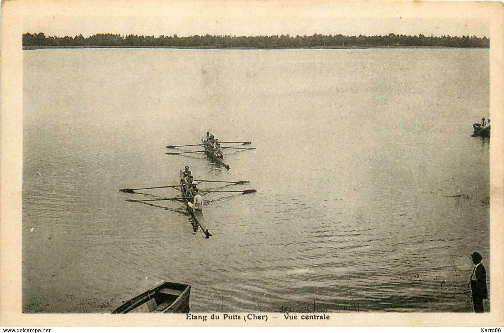 Argent Sur Sauldre * étang Du Puits * Vue Centrale * Aviron Sport - Argent-sur-Sauldre