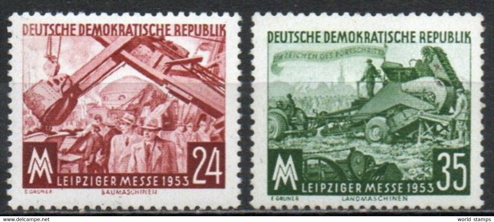 REPUBLIQUE DEMOCRATIQUE 1953 ** - Nuovi