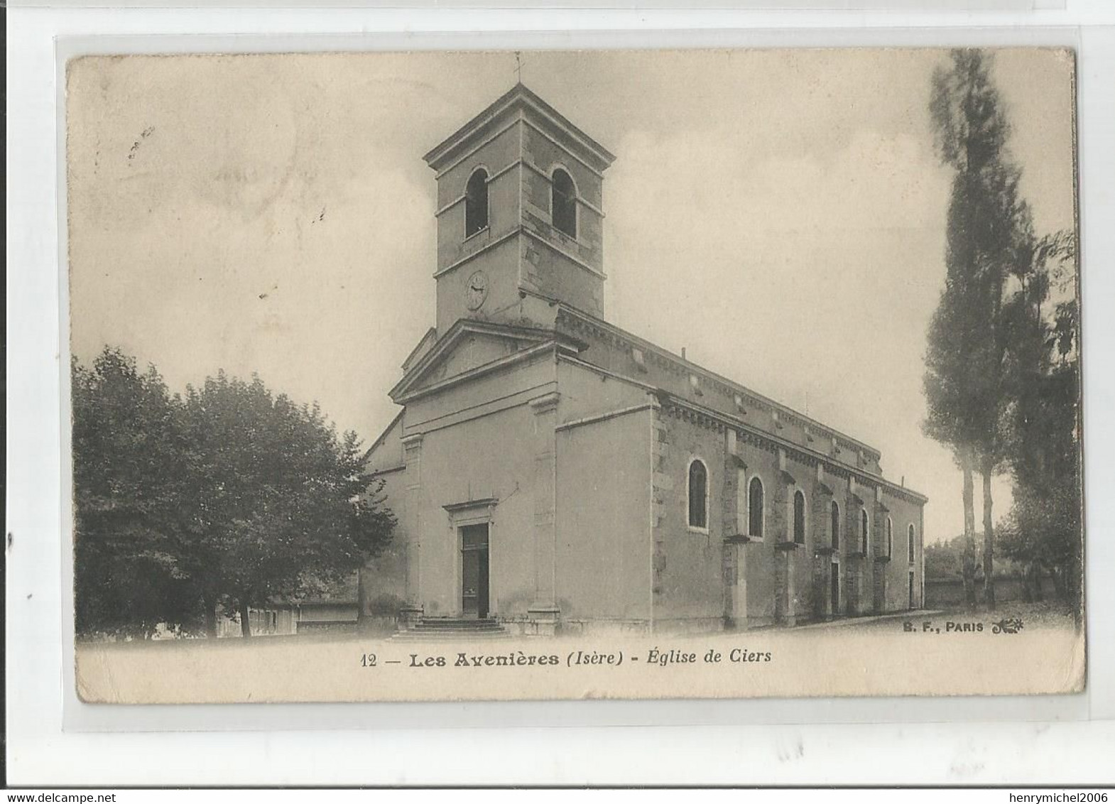 38 Isère Les Avenières église De Ciers 1914 - Les Avenières