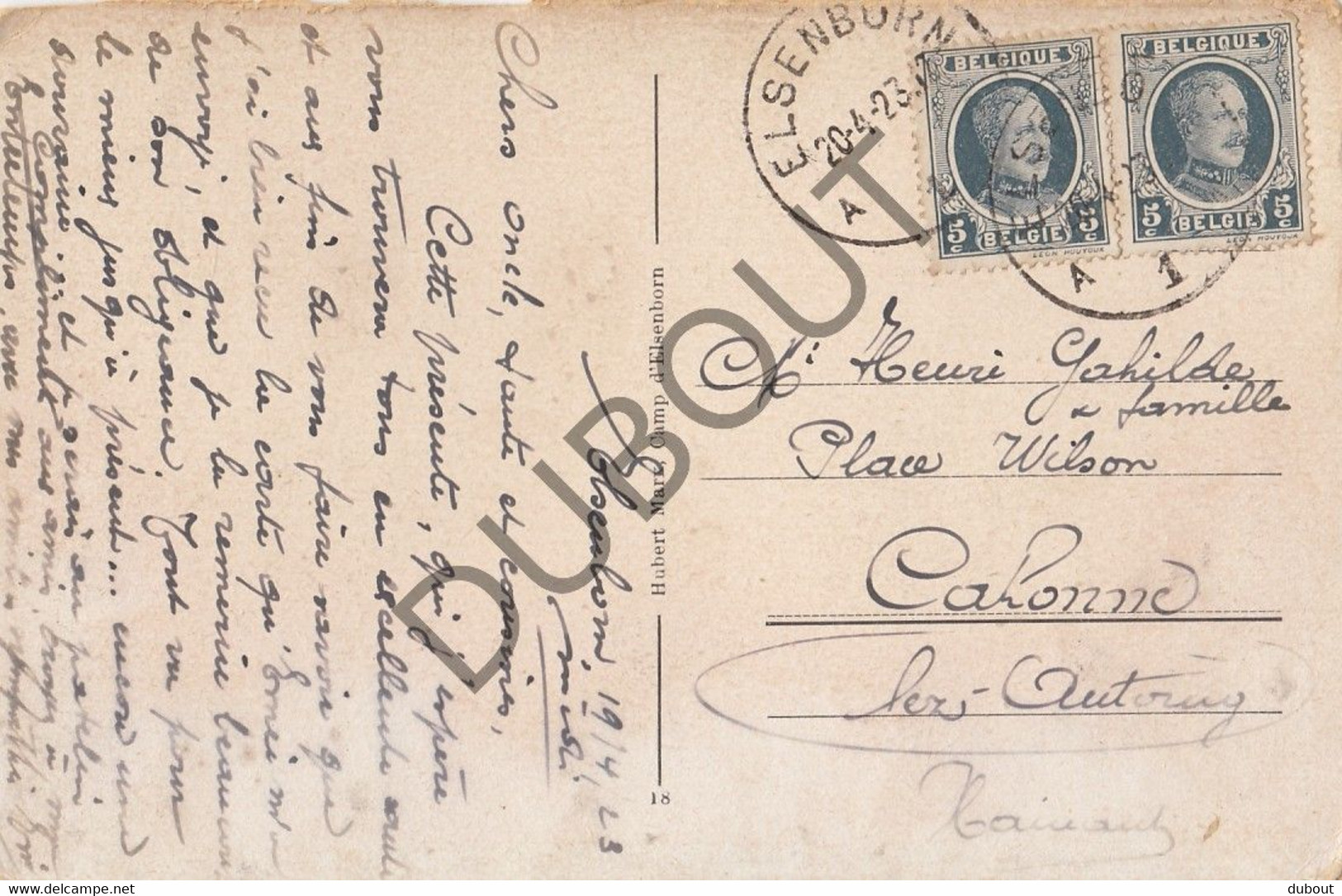 Postkaart/Carte Postale - Kamp Van Elsenborn - Kleur  (C1907) - Butgenbach - Bütgenbach