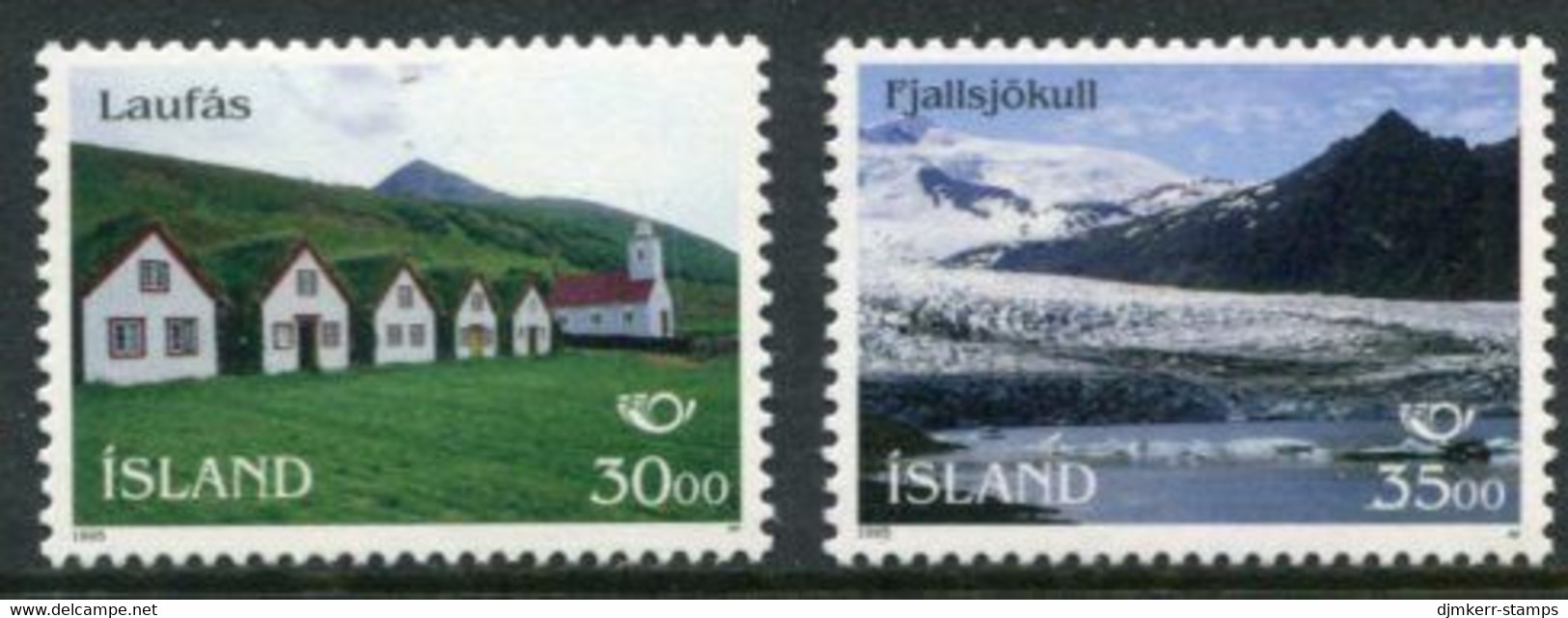 ICELAND 1995 Tourism MNH / **.  Michel 824-25 - Unused Stamps