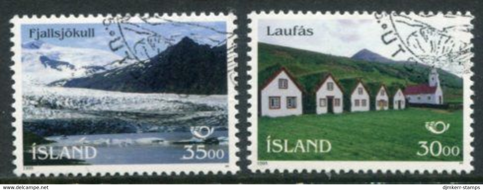 ICELAND 1995 Tourism Used.  Michel 824-25 - Used Stamps