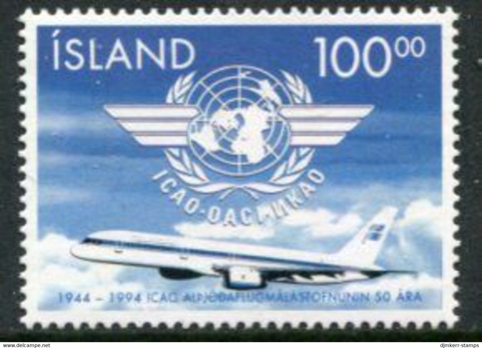 ICELAND 1994 Civil Aviation MNH / **  Michel 815 - Ungebraucht
