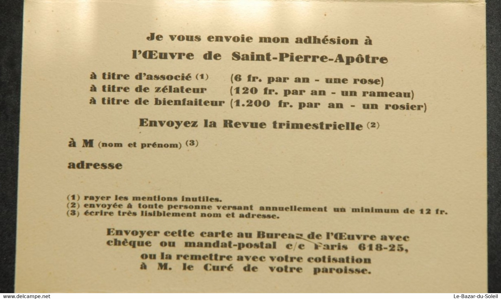 CP, Quadriptyque 4 Volets Mission De La Foi Oeuvre De Saint Pierre Apotre PARIS - Sonstige & Ohne Zuordnung