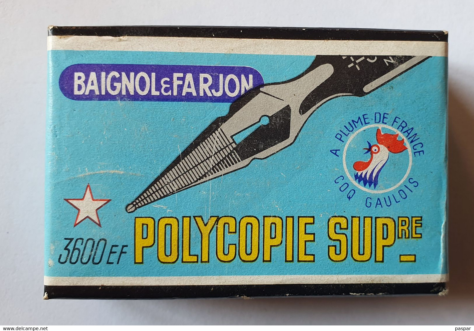 Ancienne Boîte De Plumes Baignol & Farjon Polycopie Supérieure Avec 72 Plumes - Plumes