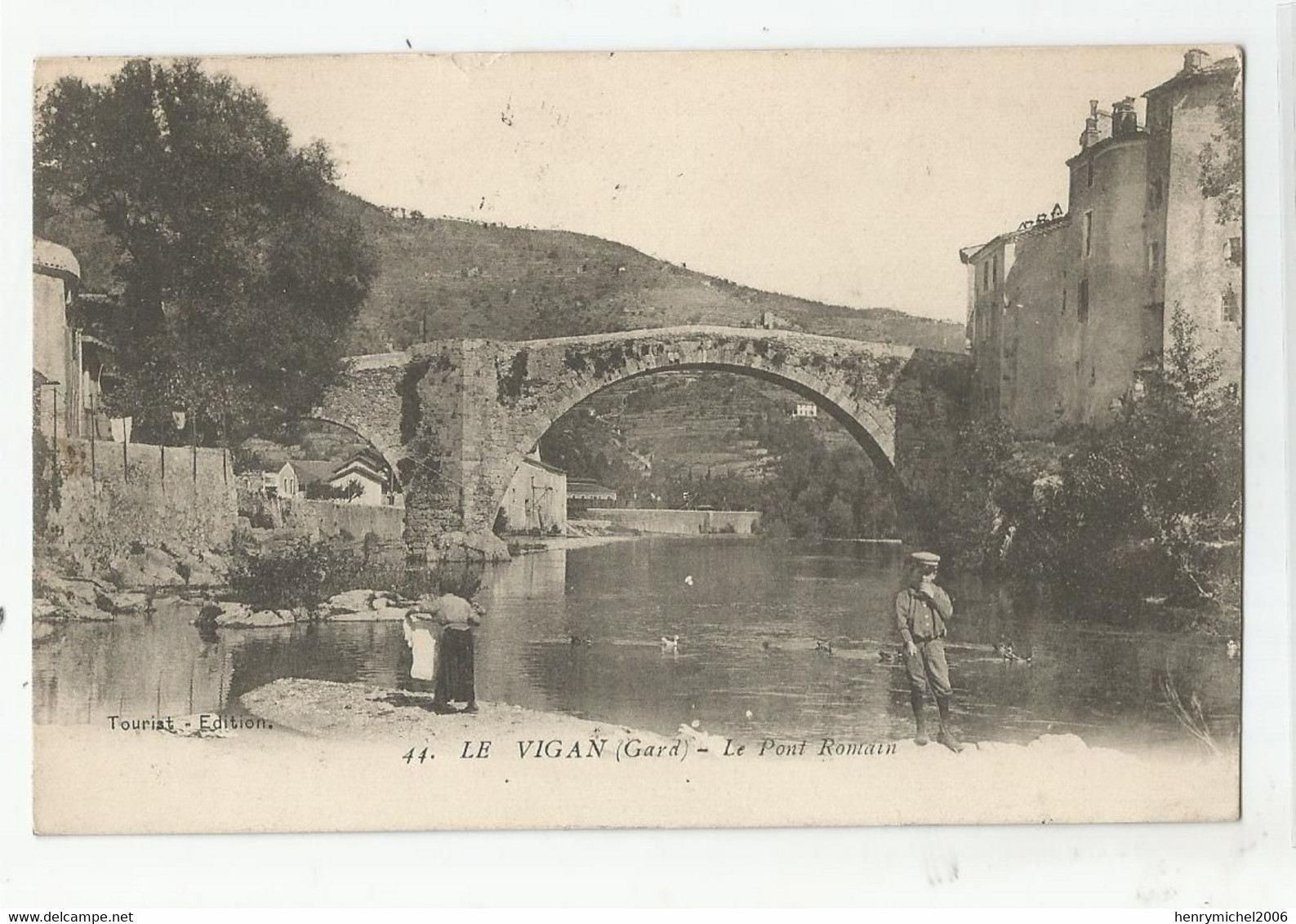 30 Gard Le Vigan Le Pont Romain 1911 - Le Vigan