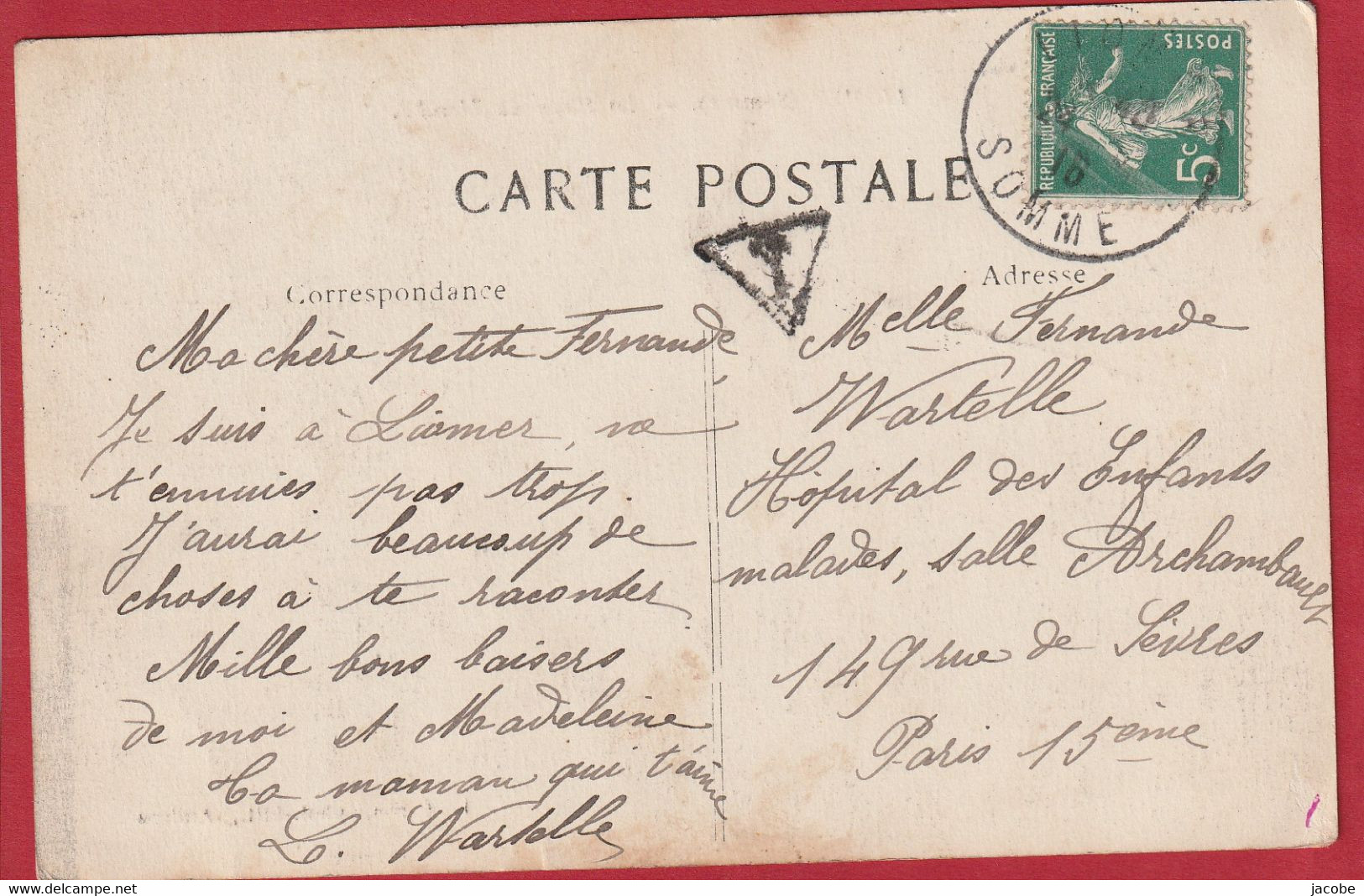 Lot  Deux  Cartes  Postales  - .Liomer (Somme)  L'église, Et  La  Place Du Marché - Hornoy Le Bourg