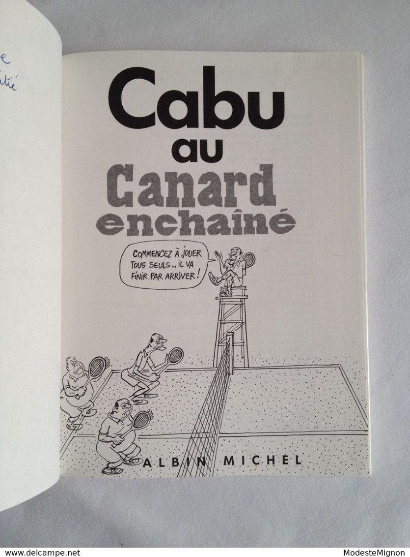 Cabu Au Canard Enchainé Aux Editions Albin Michel - Cabu