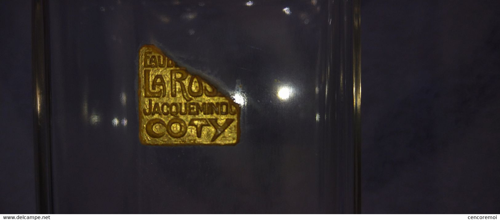 Flacon à Parfum Ancien, La Rose Jacqueminot De René Coty, Modèle Réalisé Par René Lalique Vers 1906 - Non Classés