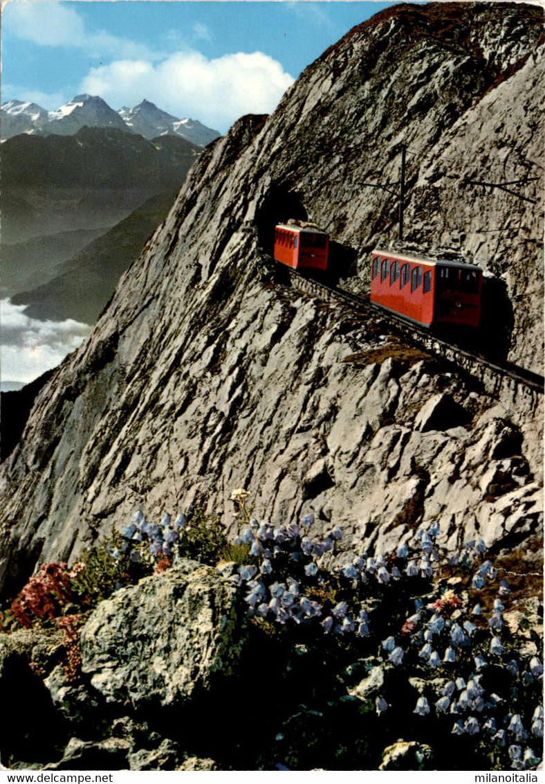 Alpnachstad-Pilatus-Kulm - Die Steilste Zahnradbahn Der Welt (6159) * 5. 8. 1975 - Alpnach