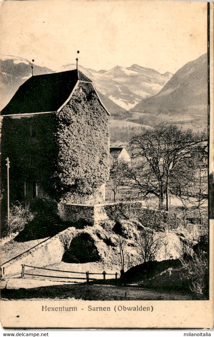Hexenturm - Sarnen (Obwalden) (2269) * 4. 5. 1915 - Sarnen