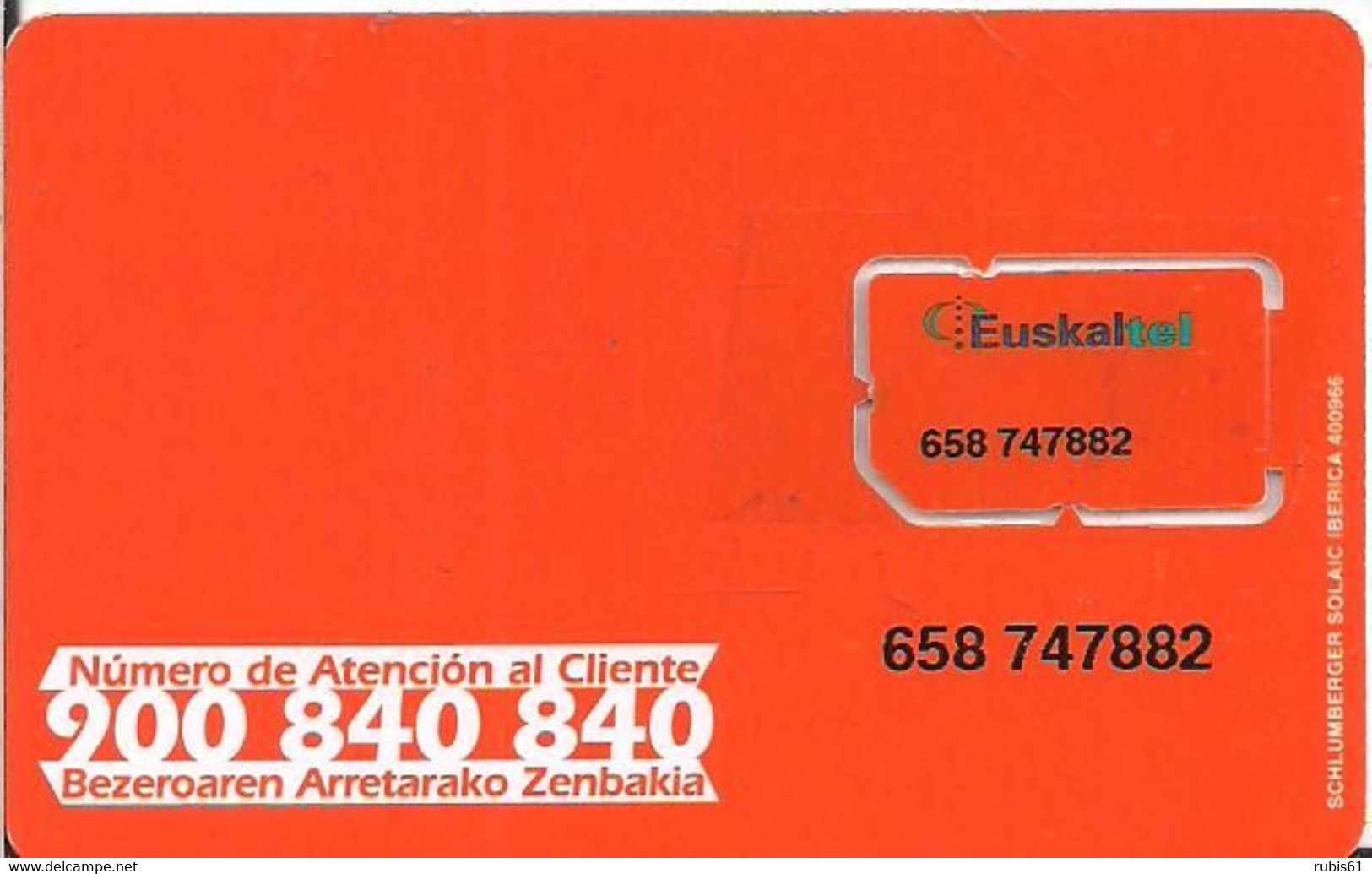 GSM EUSKALTEL ANTIGUA RARA - Euskaltel