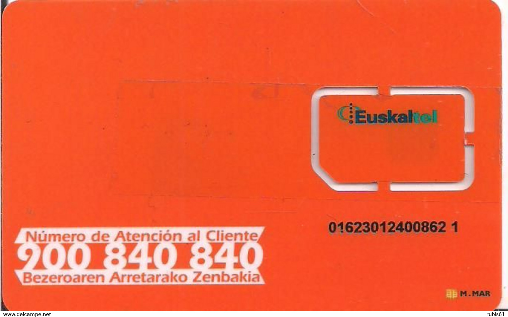 GSM EUSKALTEL ANTIGUA RARA - Euskaltel