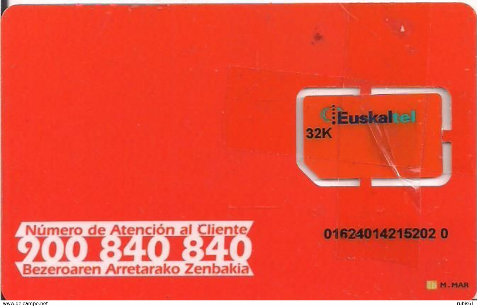 GSM EUSKALTEL ANTIGUA RARA - Euskaltel