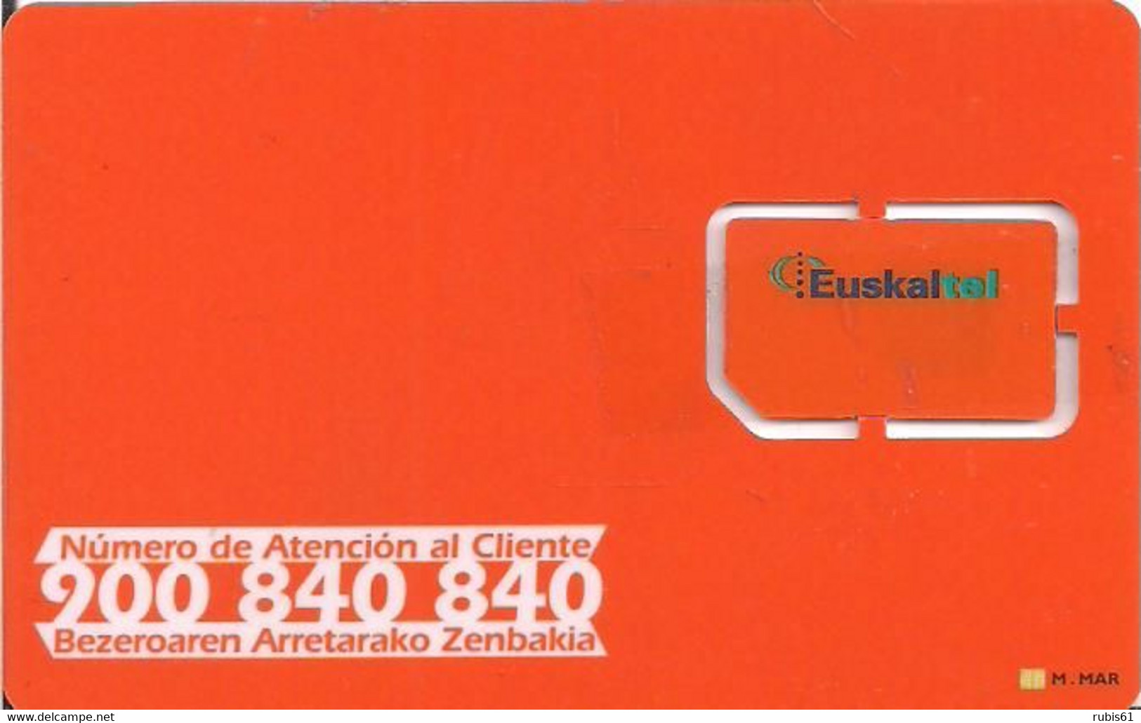 GSM EUSKALTEL ANTIGUA RARA - Euskaltel