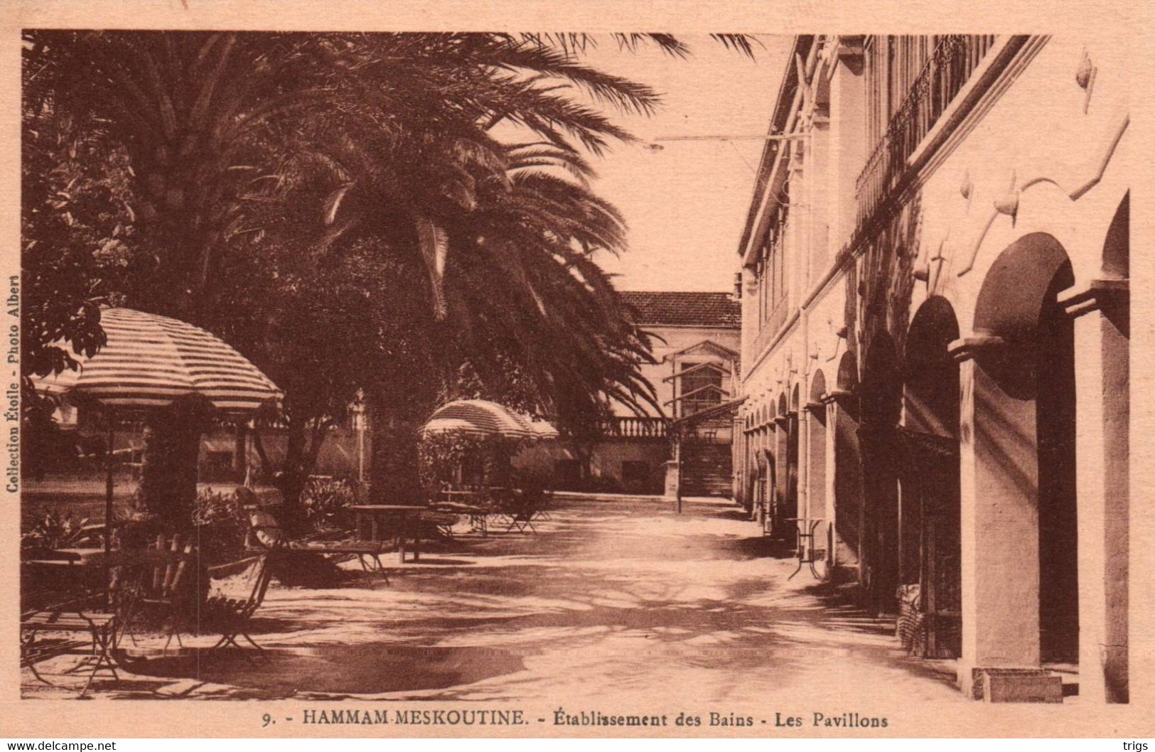 Hammam Meskoutine - Établissement Des Bains, Les Pavillons - Guelma