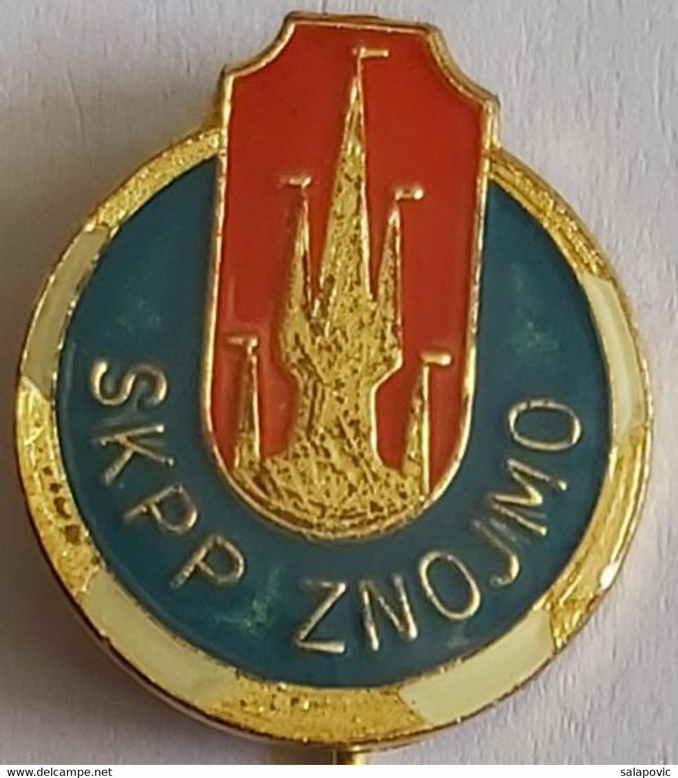 SKPP ZNOJMO Czech Republic Football Soccer Club Fussball Calcio Futbol Futebol PINS BADGES A4/3 - Football