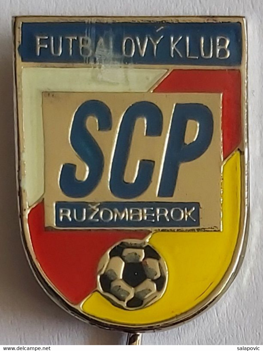 SCP Ruzomberok Slovakia Football Soccer Club Fussball Calcio Futbol Futebol PINS BADGES A4/3 - Football