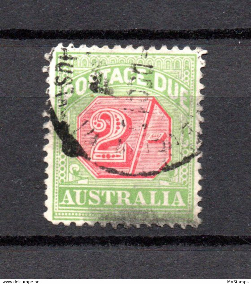 Australia 1909 Old 2 Shilling Tax-stamp (Michel Porto 38 Ax) Nice Used - Postage Due