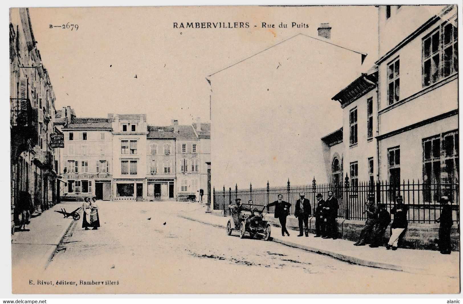 88 VOSGES  Rambervillers, Rue Du Puits  Circulée - Rambervillers