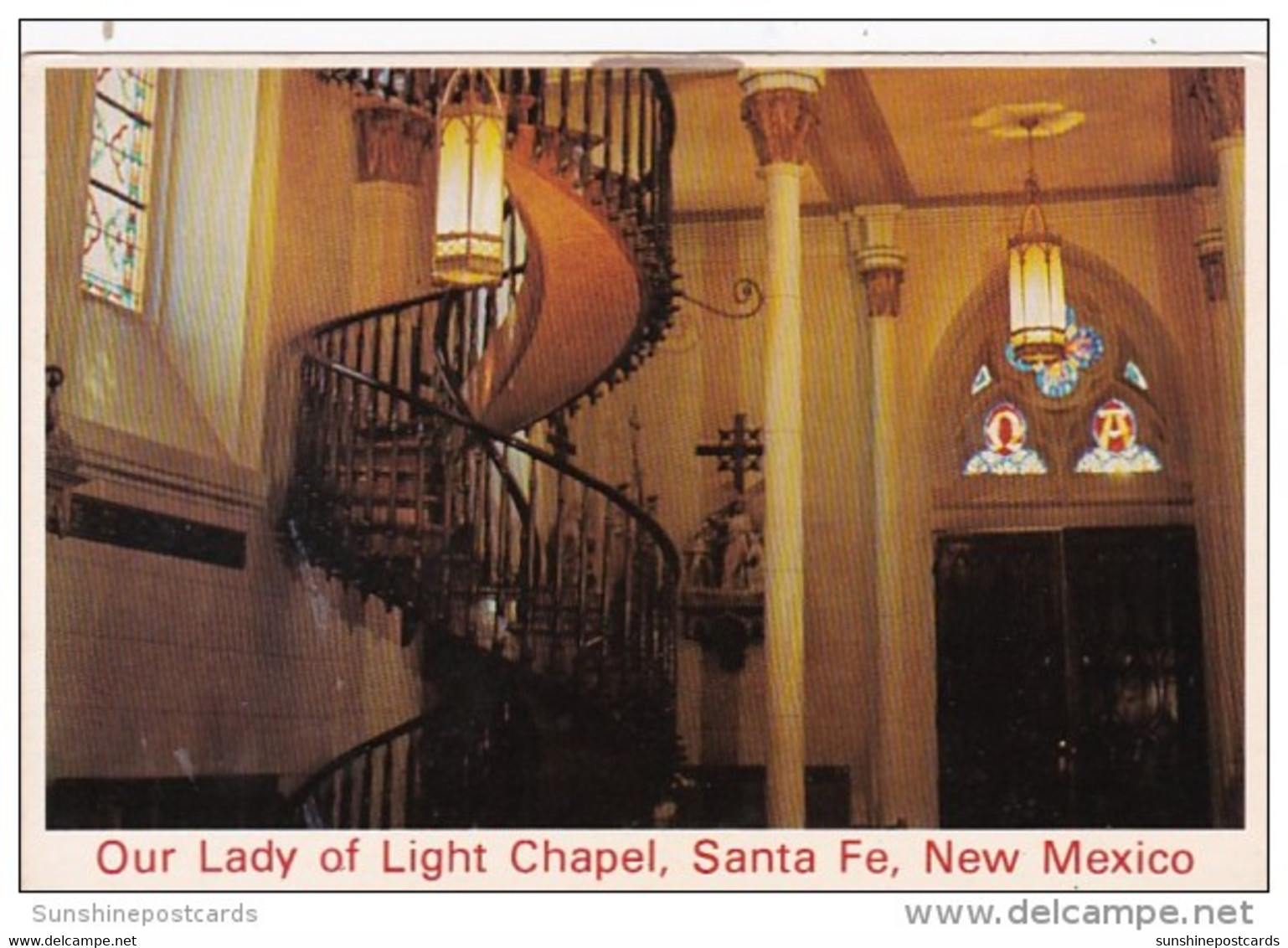 New Mexico Santa Fe Our Lady Of Light Chapel Interior - Santa Fe