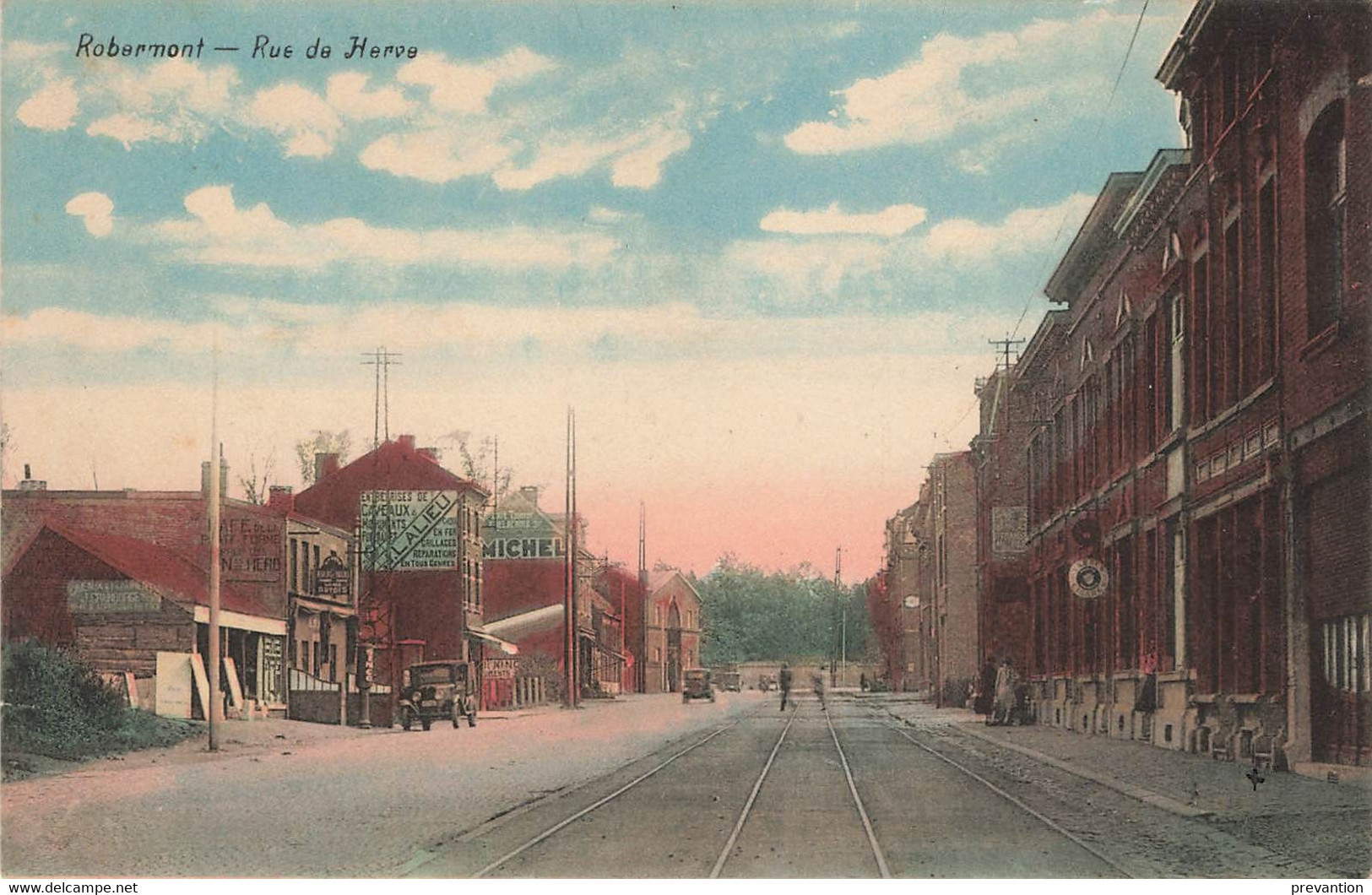 ROBERTMONT - Rue De HERVE -Carte Colorée - Dalhem