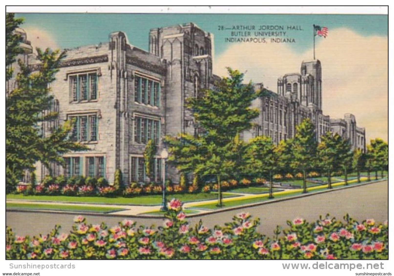 Indiana Indianapolis Arthur Jordan Hall Butler University 1947 - Indianapolis
