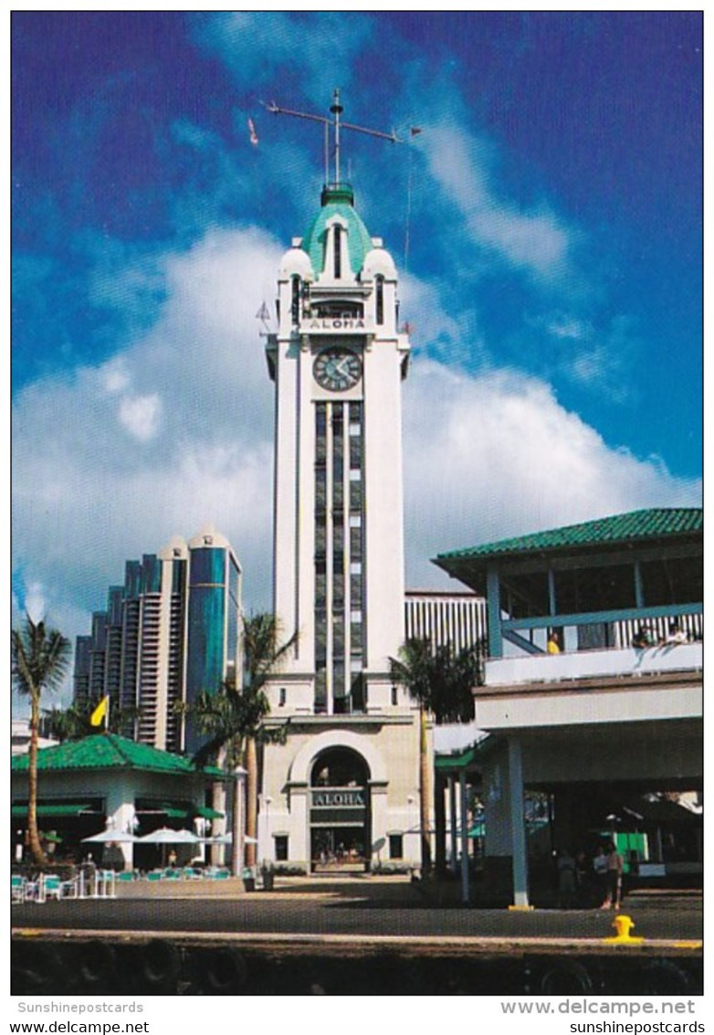 Hawaii Honolulu Aloha Tower - Oahu