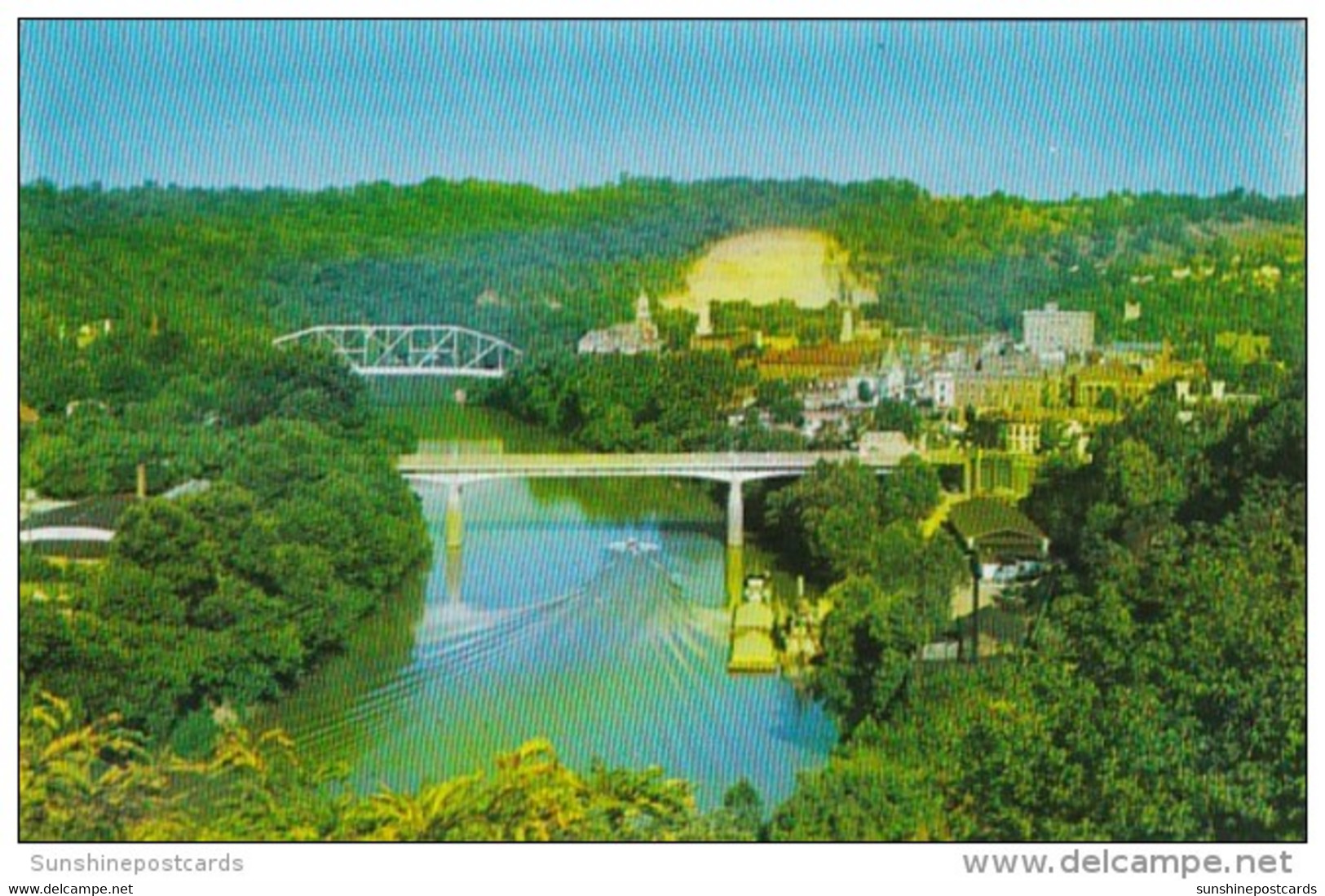 Kentucky Frankfort Seen From The Daniel Boone Monument - Frankfort