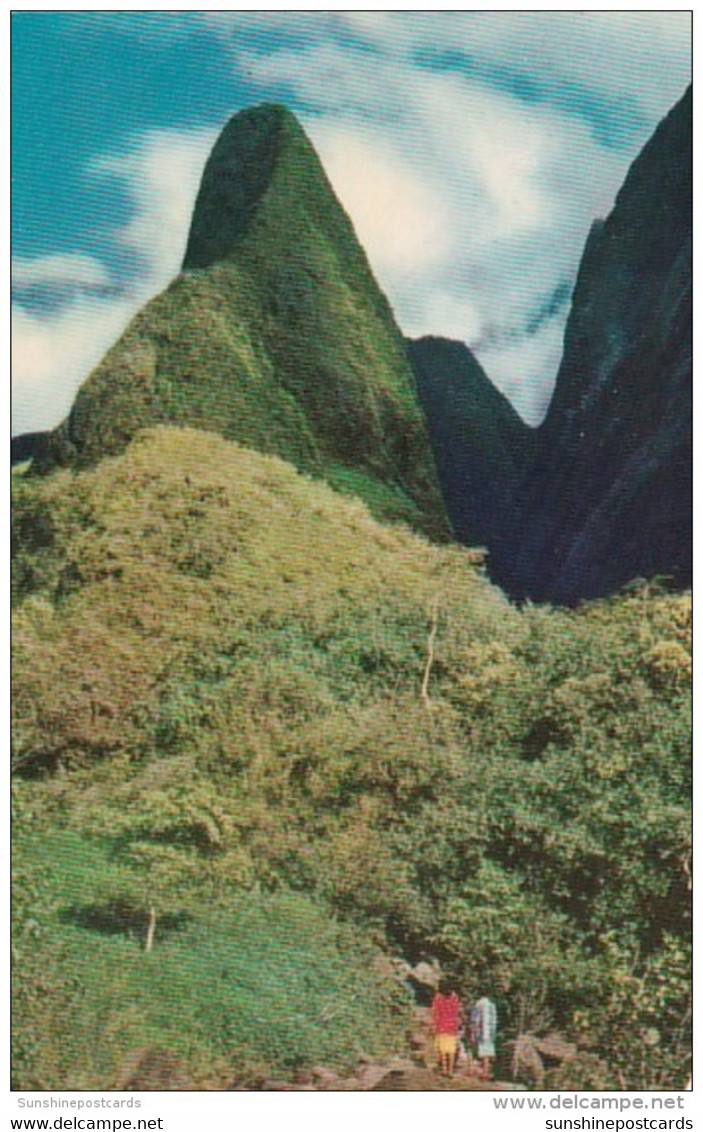 Hawaii Maui The Needle In Iao Valley Near Wailuku - Maui