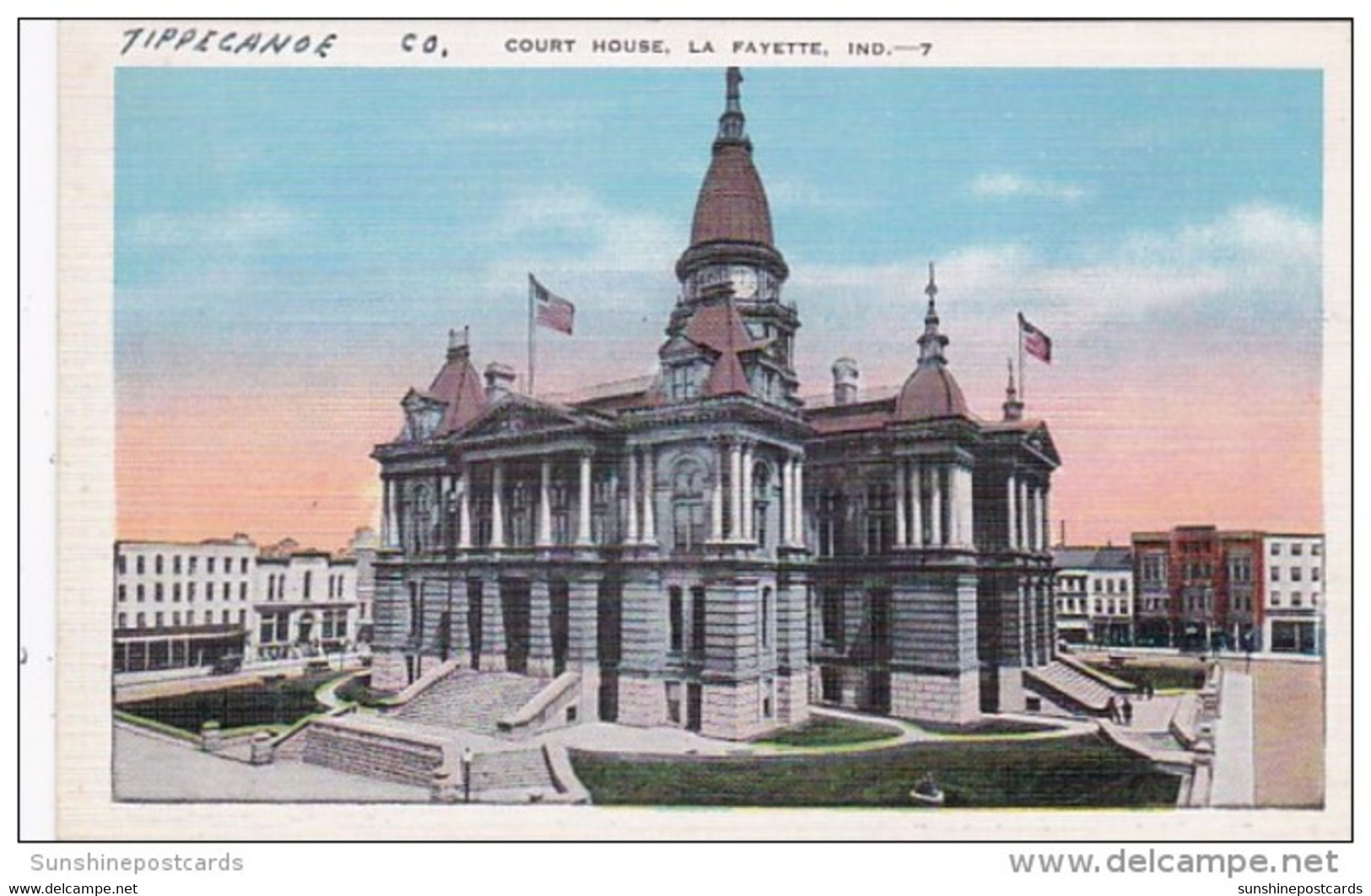 Indiana Lafayette Tippecanoe County Court House - Lafayette