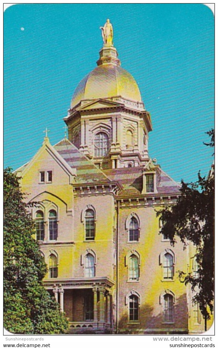 Indiana South Bend Golden Dome Of Administration Building Notre Dame - South Bend