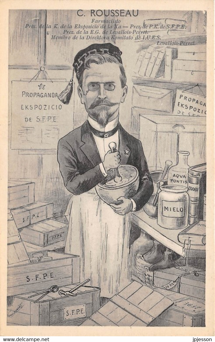 ILLUSTRATEUR - JEAN-ROBERT - ESPERANTO  - LEVALLOIS PERRET - PHARMACIE - Robert