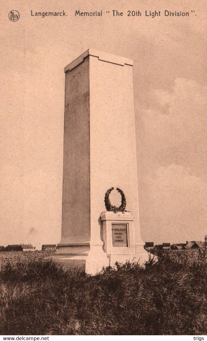 Langemarck - Memorial "The 20th Light Division" - Langemark-Poelkapelle
