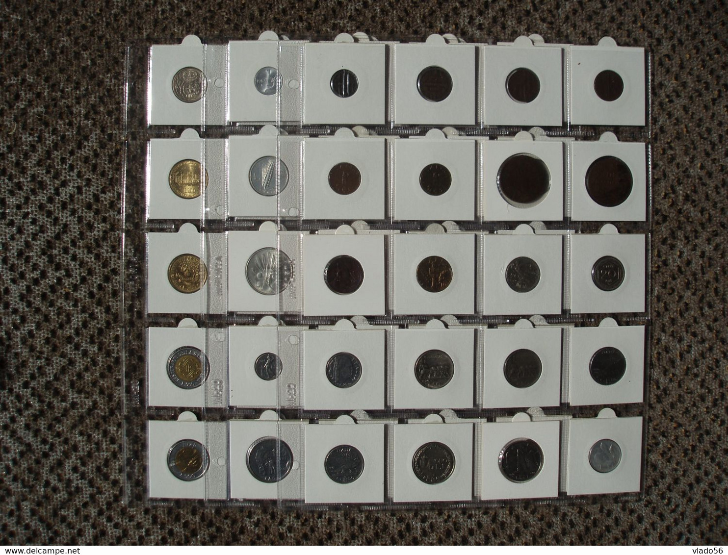 ITALY - COLLECTION OF 60 DIFFERENT COINS  FROM 1 CENTESIMO 1861 TO 500 LIRE 1999, LIT1.17 - Collections