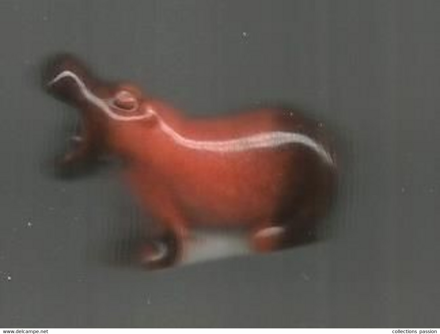 Féve , HIPPOPOTAME D'aprés Pompon, 2 Scans ,  Frais Fr 1.65 E - Animales