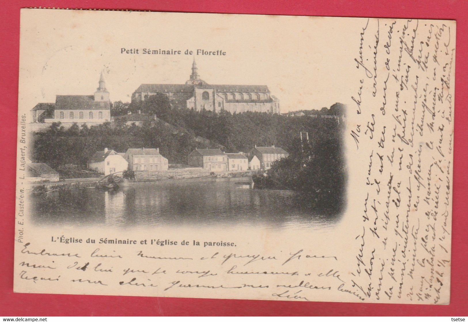 Floreffe - L'Eglise Du Séminaire Et L'église De La Paroisse - 1903 ( Voir Verso ) - Floreffe