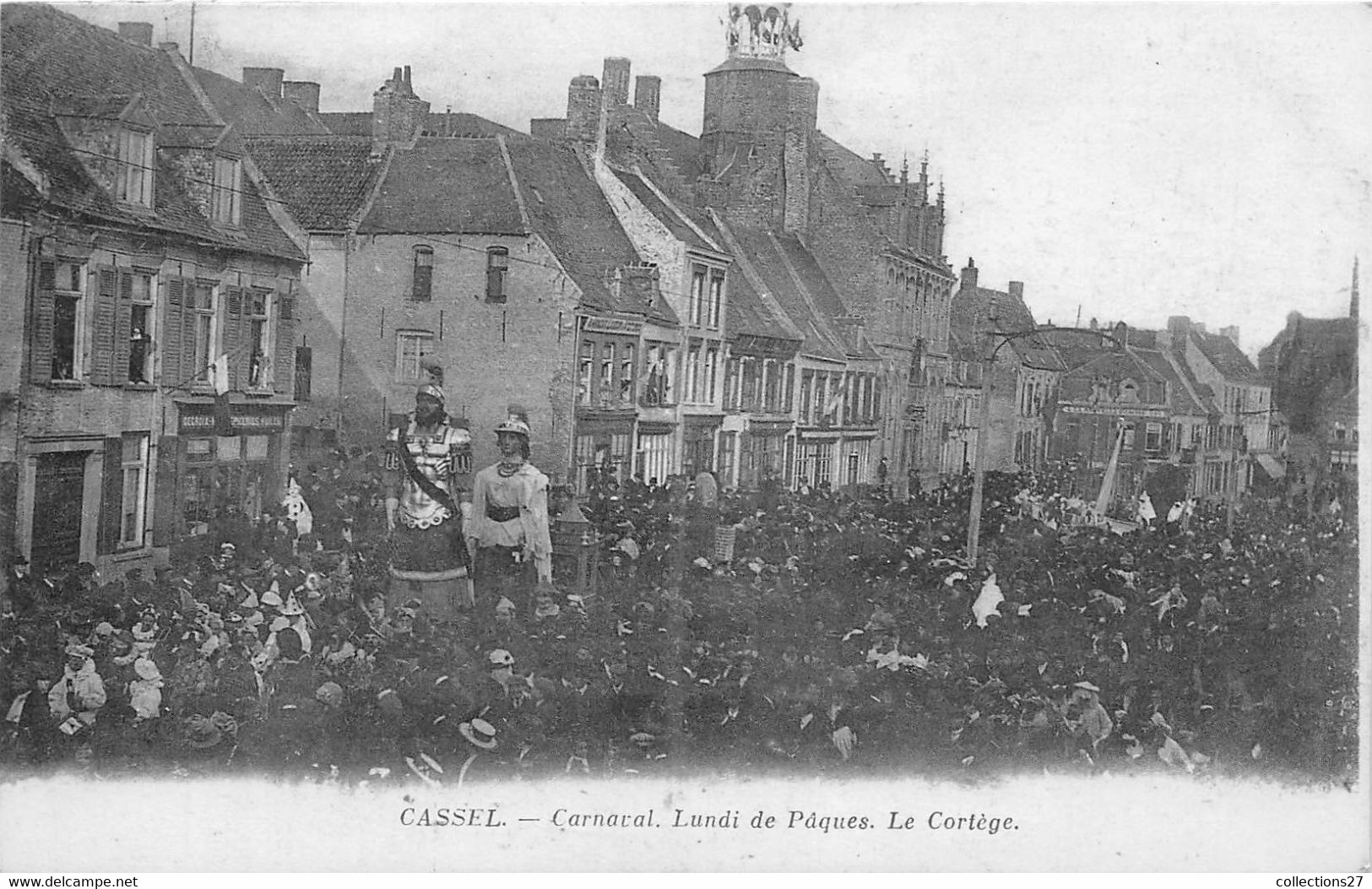 59-CASSEL- CARNAVAL LUNDI DE PÂQUES , LE CORTEGE - Cassel