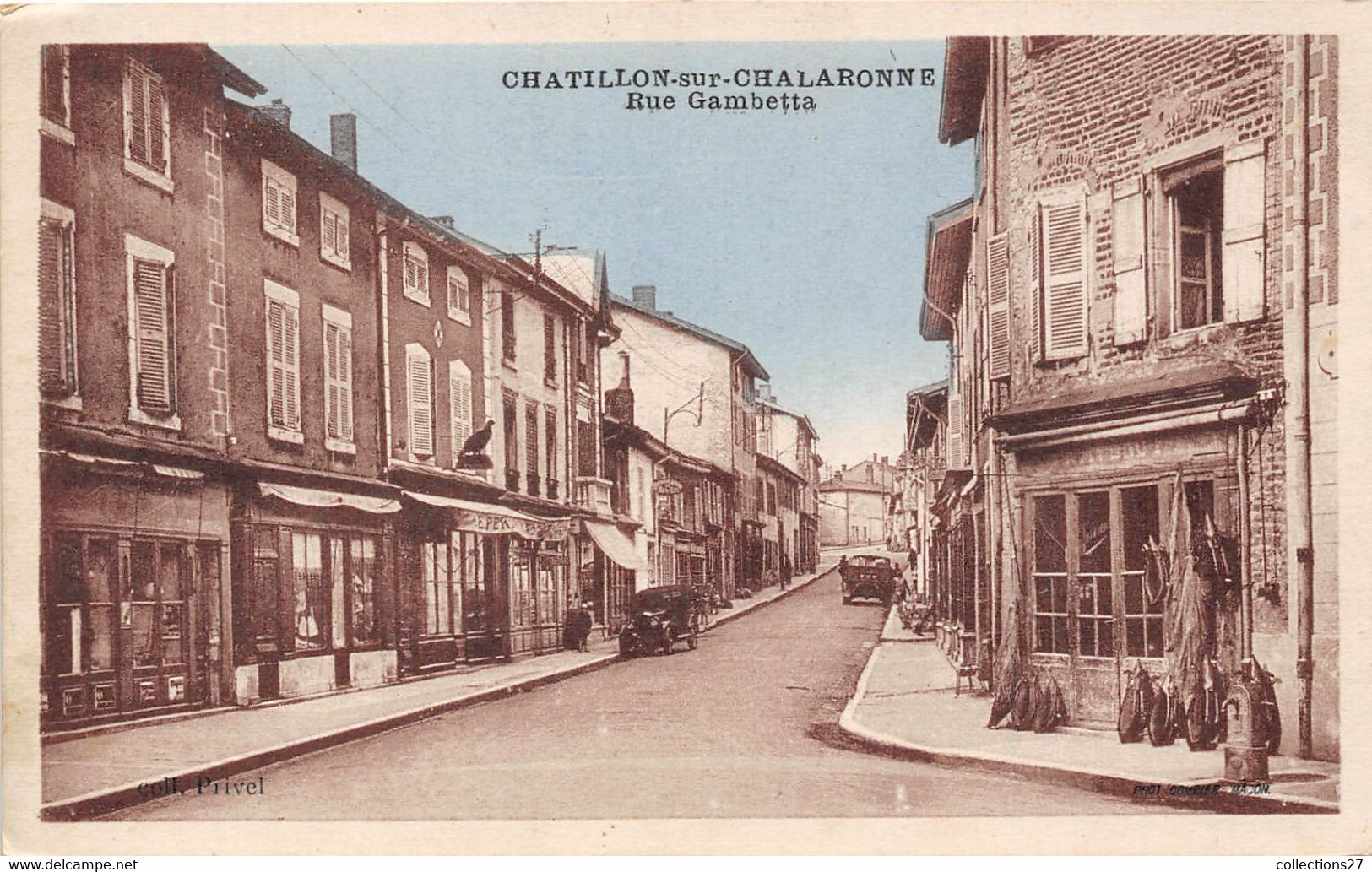 01-CHATILLON-SUR-CHALARONNE- RUE GAMBETTA - Châtillon-sur-Chalaronne