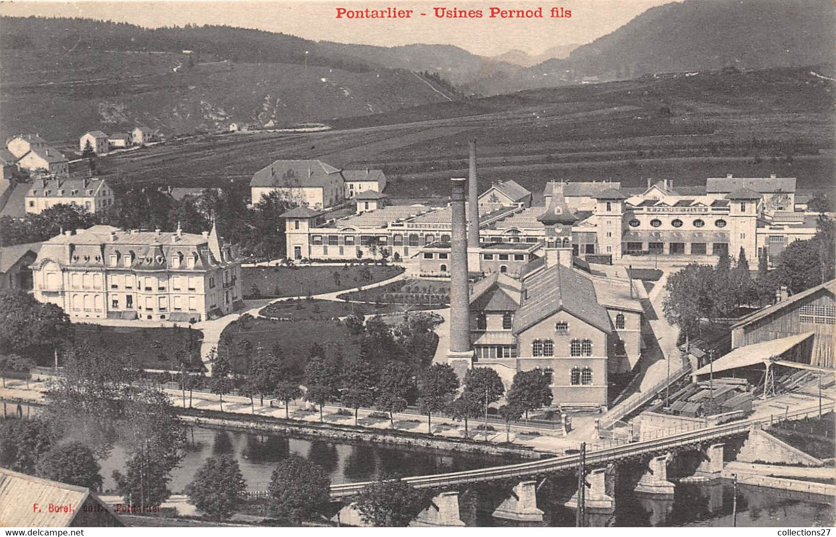 25-PONTARLIER- USINE PERNOD FILS - Pontarlier