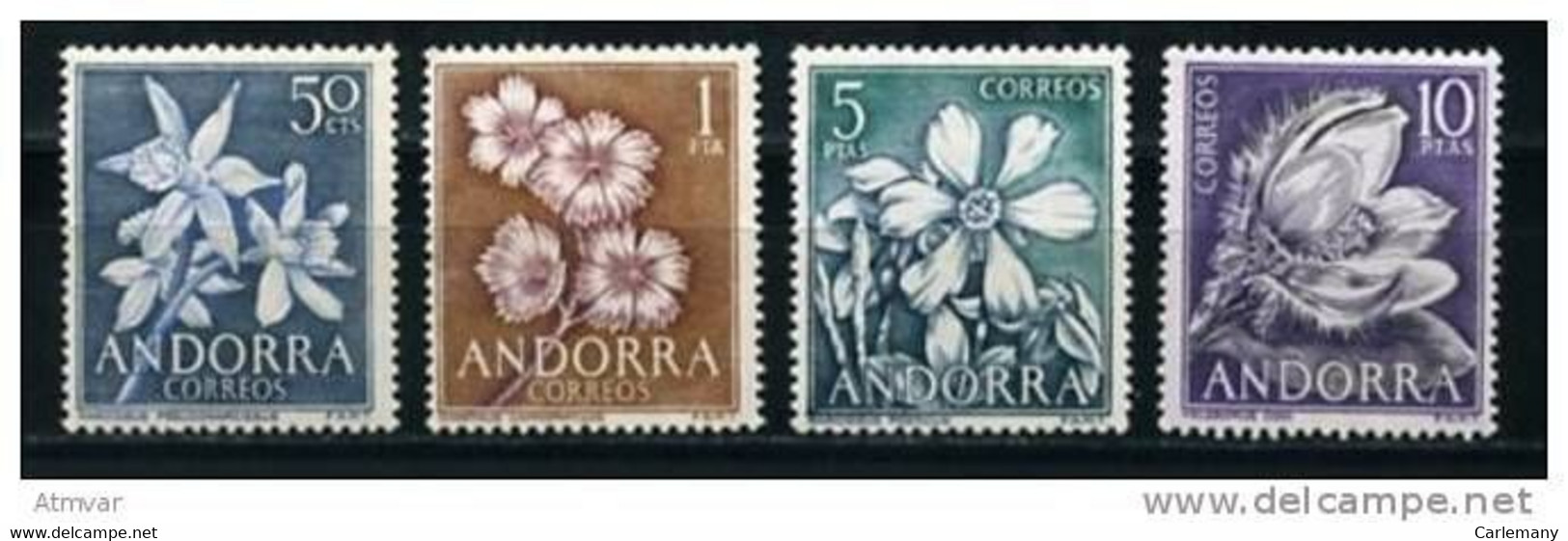 ANDORRE  ANDORRA Spain1 Set 4 V. 1966 Ref;  41-44 - Other & Unclassified