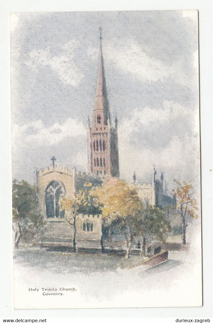 Coventry, Holy Trinity Church Old Postcard Unused B220320 - Coventry