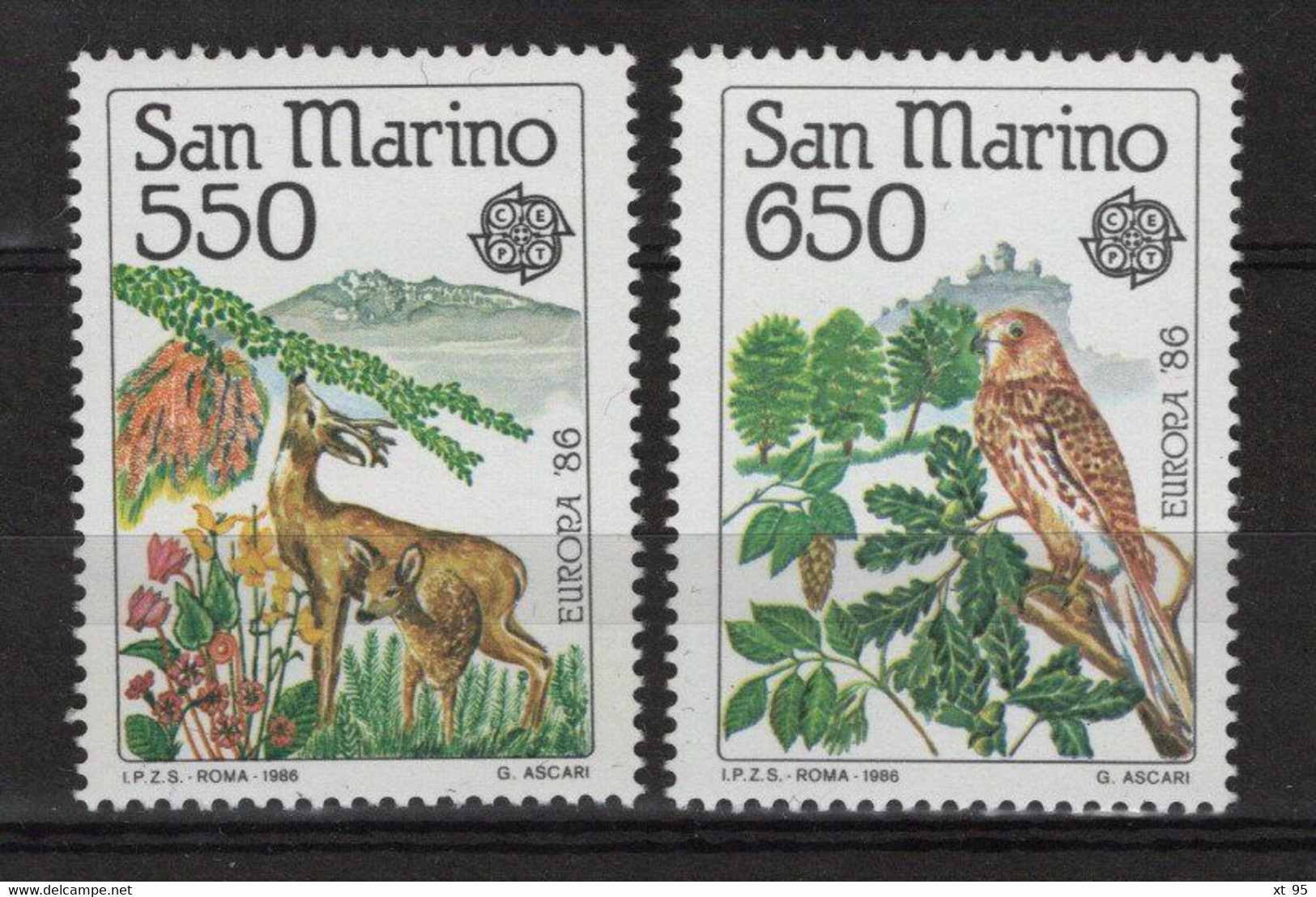 Saint Marin - Europa - N°1133 + 1134 - Protection Nature - Cote 35€ - ** Neuf Sans Charniere - Unused Stamps