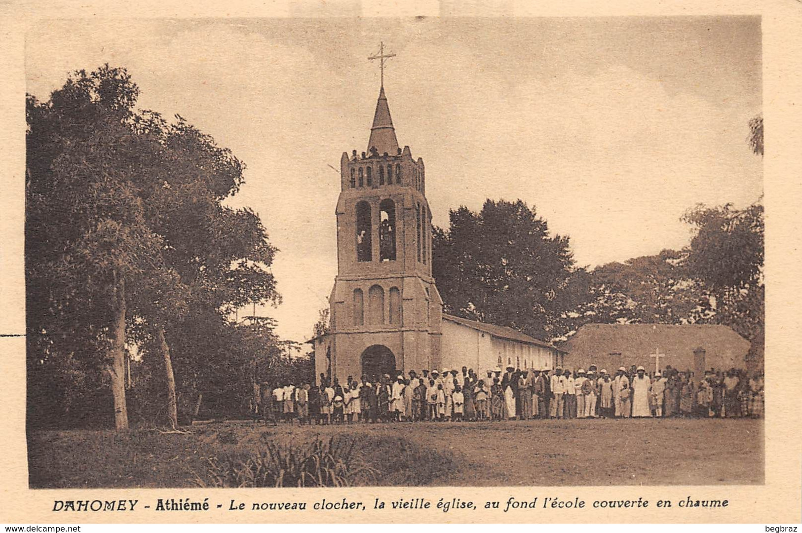 ATHIEME    NOUVEAU CLOCHER DE L EGLISE - Dahomey